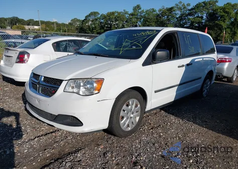 2015 Dodge Grand Caravan American Value Pkg из США, поврежденный, VIN 2C4RDGBG6FR557718
